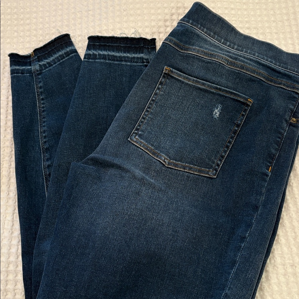 SPANX Dark Blue Denim leggings - Picture 4 of 5